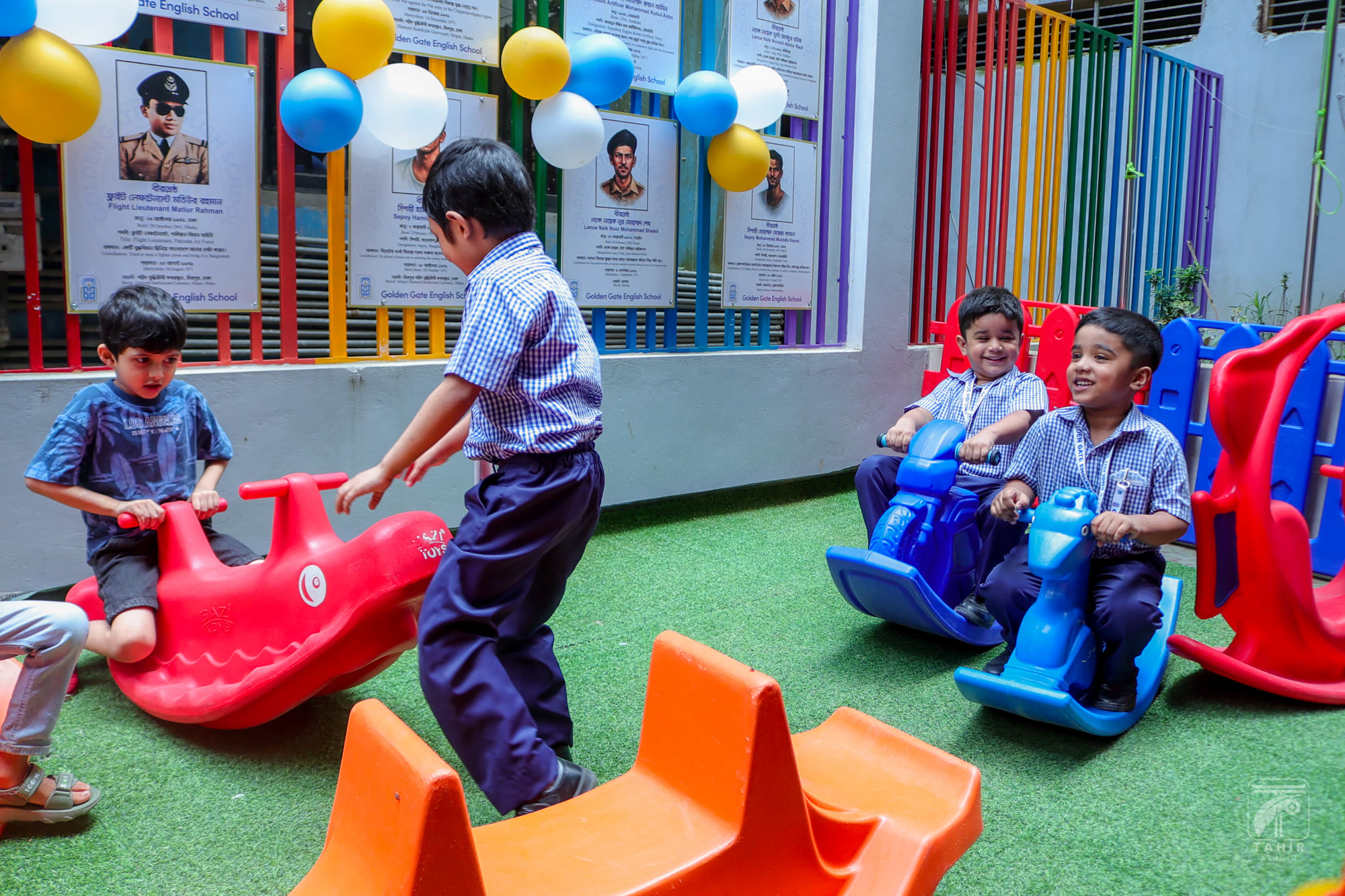 Children taking part in an active school co-curricular activity